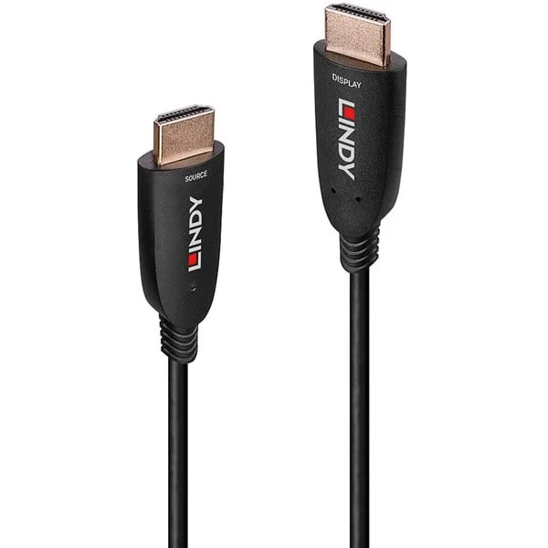 Lindy Fibre Optic Hybrid HDMI 2.1 8K60 Kabel (schwarz, 15 Meter, AOC-Kabel, B-Ware)