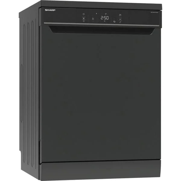 SHARP QW-NA3YF42AM-DE , Spülmaschine (schwarz, 60 cm)