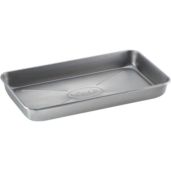 RÖSLE Universalschale Edelstahl PRO 41 x 22 cm, Grillschale (edelstahl)