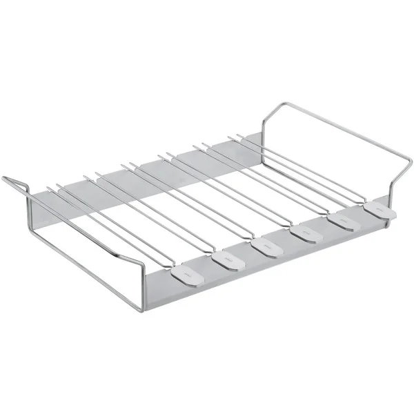 RÖSLE Halter mit Grill-Spießen 6-teilig, Halterung (edelstahl)