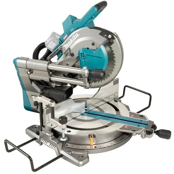 Makita Akku-Kapp-und Gehrungssäge LS004GZ01 XGT, 40Volt + Funk Adapter, Kapp- und Gehrungssäge (blau, Bluetooth, ohne Akku und Ladegerät)