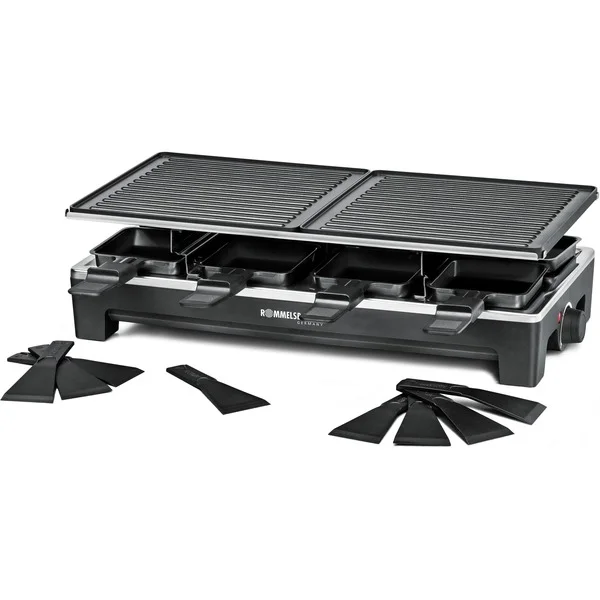 Rommelsbacher Raclette Grill RCS 1350 (schwarz/edelstahl)