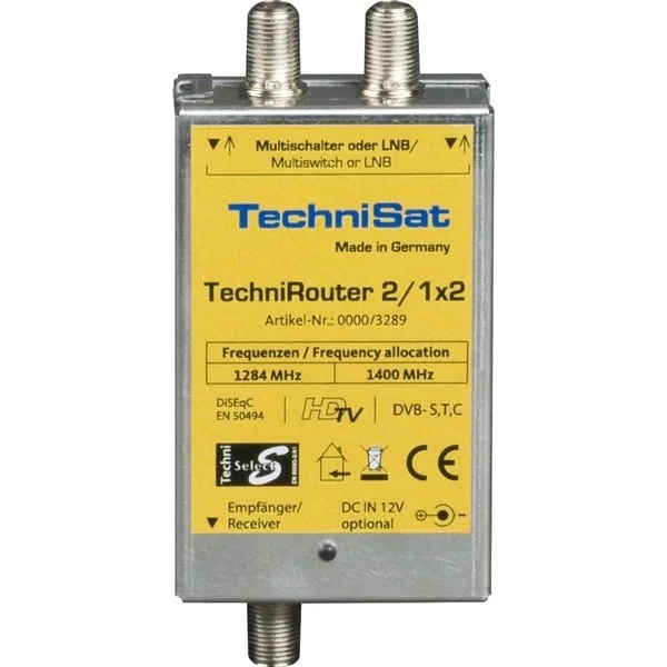 TechniSat TECHNIROUTER MINI 2/1X2, Multischalter (silber)