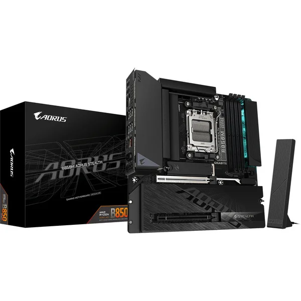 GIGABYTE B850M AORUS STEALTH, Mainboard (schwarz)