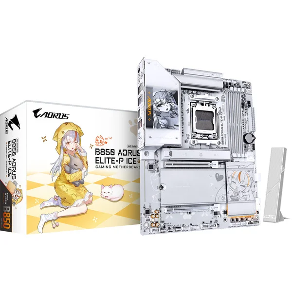 GIGABYTE B850 AORUS ELITE-P ICE, Mainboard (weiß)