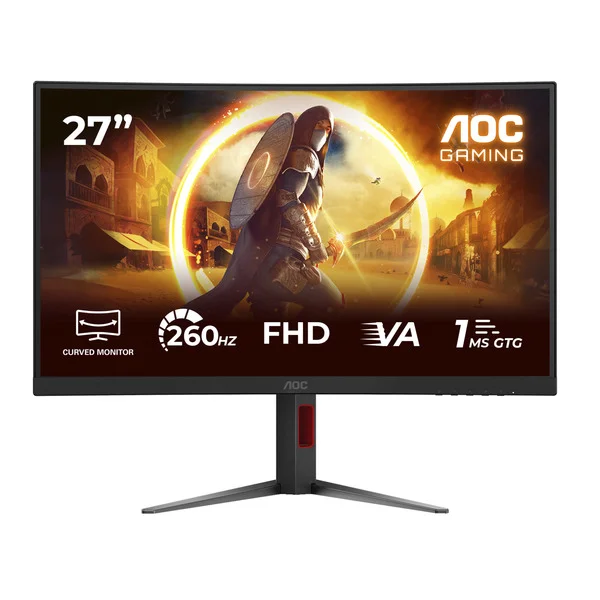 AOC AGON C27G4Z2, Gaming-Monitor (68.5 cm (27 Zoll), schwarz (matt), FullHD, Fast-VA, HDMI, DP, 240Hz Panel)