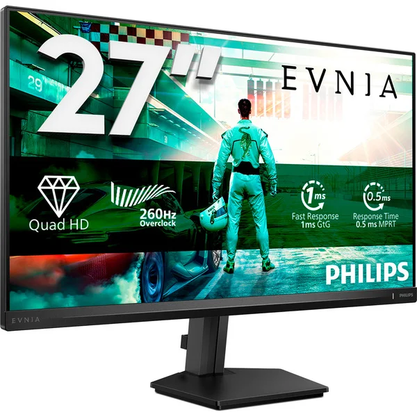 Philips Evnia 27M2N3500PF, Gaming-Monitor (68.5 cm (27 Zoll), dunkelgrau, QHD, Fast-IPS, HDMI, DP, 260Hz Panel)