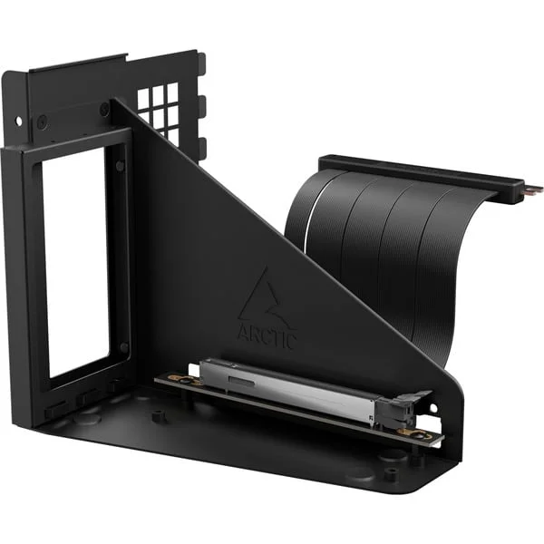 ARCTIC Accelero Vertical GPU Halterung, Verlängerungskabel (schwarz, Black, 16 cm, B-Ware)