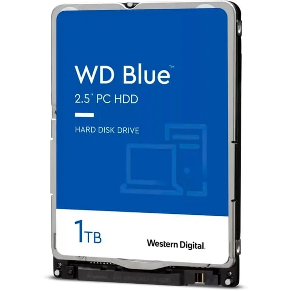 WD Blue 1 TB, Festplatte (SMR (Shingled Magnetic Recording), SATA 6 Gb/s, 2,5")