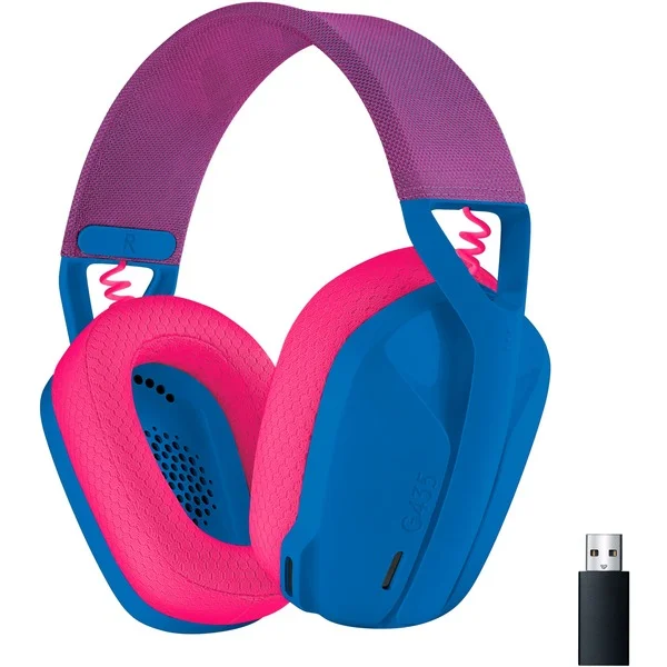 Logitech Gaming G435 LIGHTSPEED, Gaming-Headset (blau, USB-C, Bluetooth)