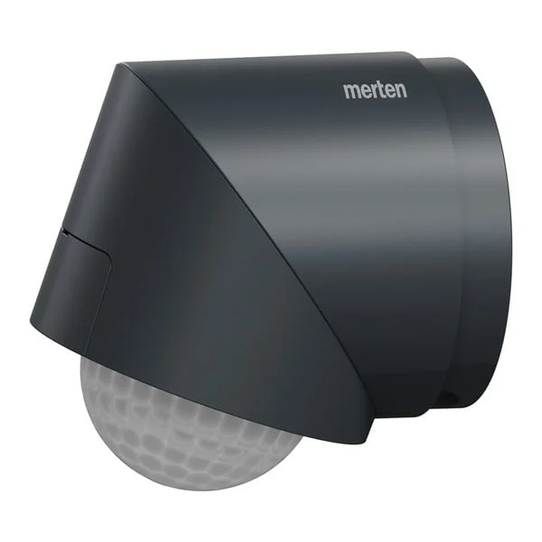 Merten Bewegungsmelder ARGUS 220-360 mit 360 Grad Erfassungswinkel und Aufputzmontage (anthrazit, Retail)