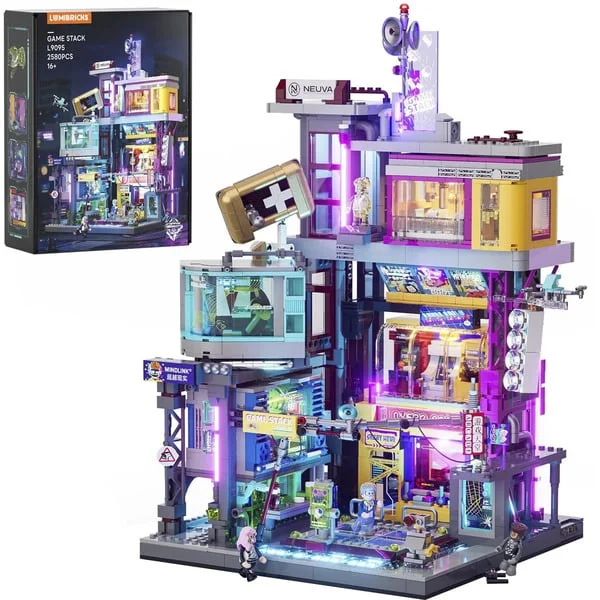 Lumibricks Cyberpunk Neoncity Gamestack, Konstruktionsspielzeug