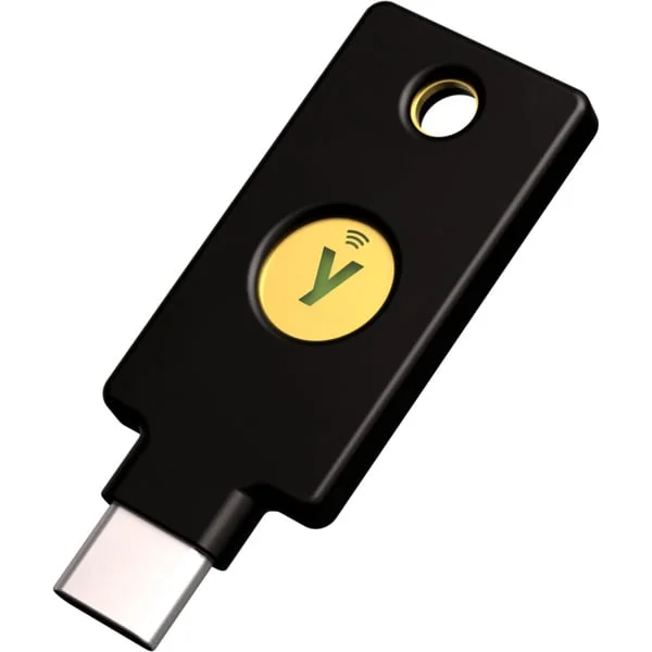 Yubico YubiKey 5C NFC, Sicherheitsschlüssel (schwarz/gold)