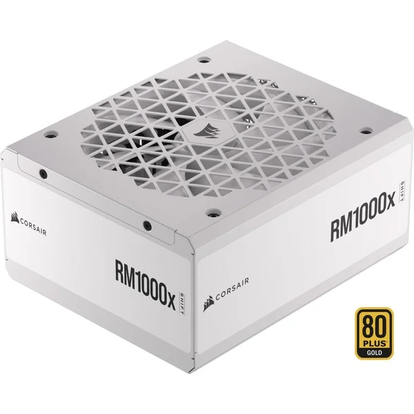 Corsair RM1000x SHIFT White, PC-Netzteil (weiß, 1x 12-Pin High Power GPU, 4x PCIe, Kabel-Management, 1000 Watt, B-Ware)