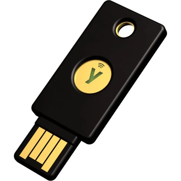 Yubico YubiKey 5 NFC, Sicherheitsschlüssel (schwarz/gold)