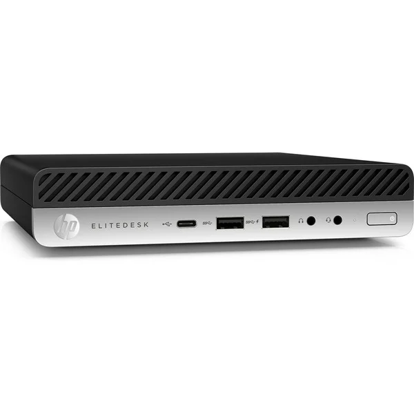 HP EliteDesk 800 G4 MP Generalüberholt, Mini-PC (schwarz/silber, Windows 11 Pro)