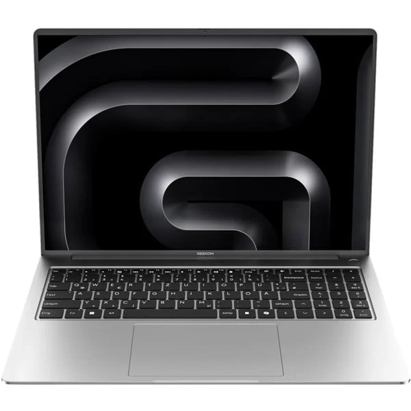 GEEKOM GeekBook M16, Notebook (silber, Intel® Core™ Ultra 9 185H, Intel® Arc™ Graphics, 16 GB LPDDR5, 512 GB (512 GB SSD), Windows 11 Pro)