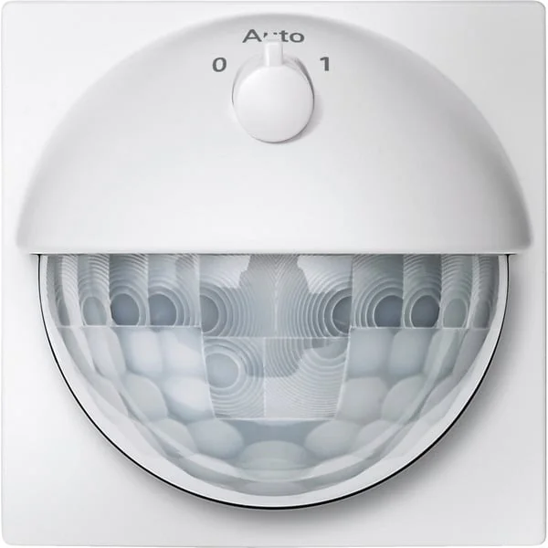 Merten Sensor-Modul mit Schalter Präsenzmelder für System M mit Unterkriechschutz, UP, MEG5711-0419, Bewegungsmelder (weiß, Retail)