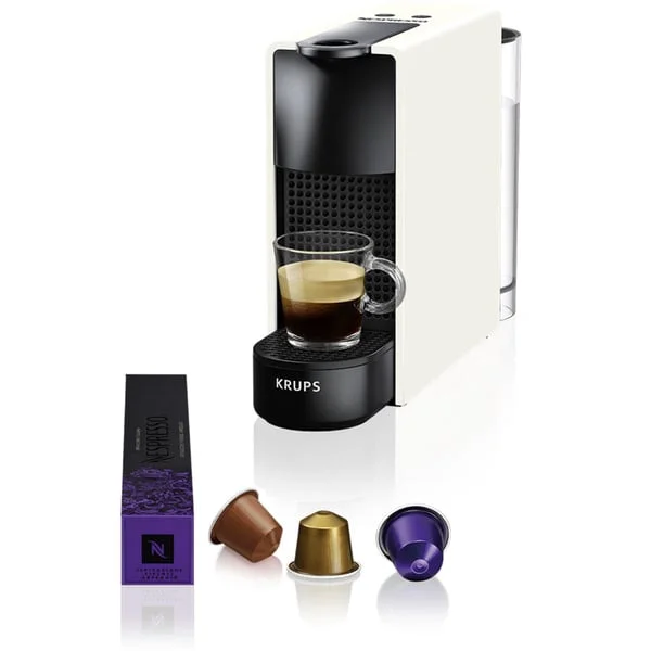 Krups Nespresso Essenza Mini XN1101, Kapselmaschine (weiß)