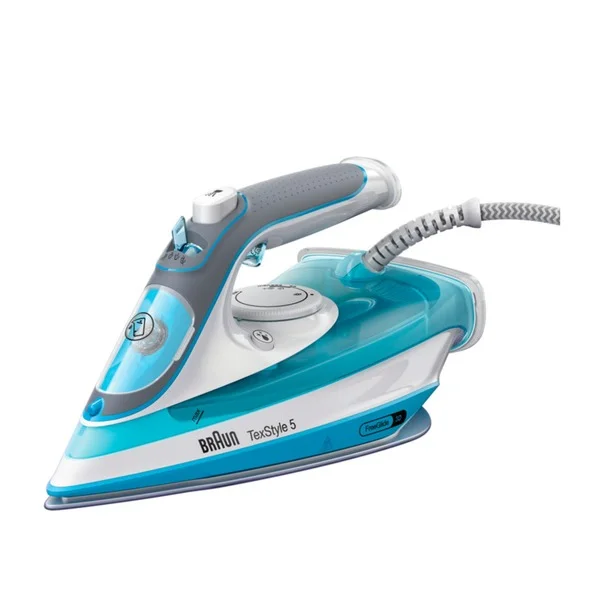 Braun TexStyle 5 SI 5006 BL, Dampfbügeleisen (blau/weiß)