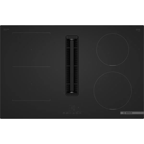 Bosch PVS81AB16E, Autarkes Kochfeld (schwarz (matt), mit Dunstabzug)