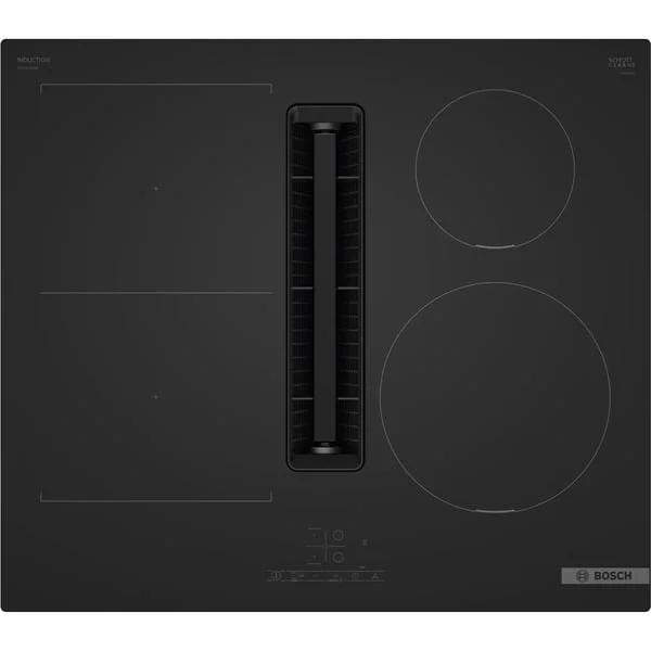 Bosch PVS61AB16E, Autarkes Kochfeld (schwarz (matt), mit Dunstabzug)