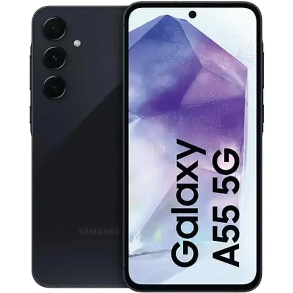 Samsung Galaxy A55 128GB Generalüberholt, Handy (Awesome Navy, Android, 8 GB)