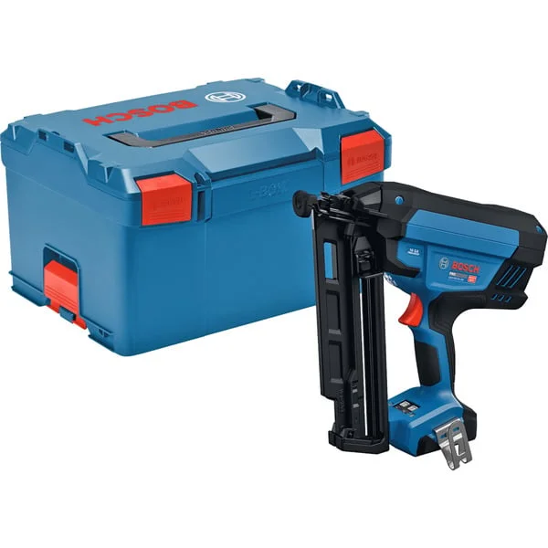 Bosch Professional Akku-Holznagler GNH 18V-64-3M Professional solo, 18Volt (blau/schwarz, ohne Akku und Ladegerät, in L-BOXX)