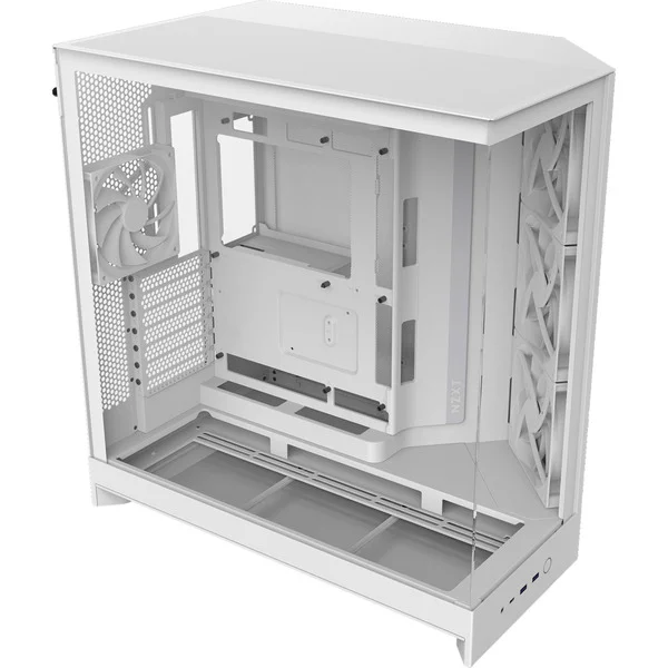 NZXT H9 Flow , Tower-Gehäuse (weiß (matt), Tempered Glass x 2, B-Ware)