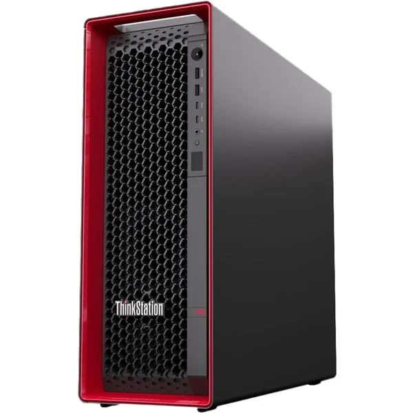 Lenovo ThinkStation P5 Gen 2 (30KB0027GE), PC-System (schwarz/rot, Windows 11 Pro for Workstations)