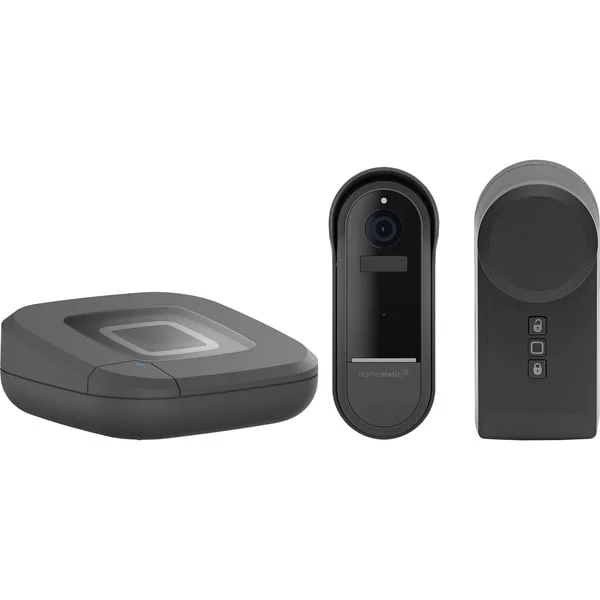 Homematic IP Bundle Access Point + Türschlossantrieb + Türklingel, Set (anthrazit)