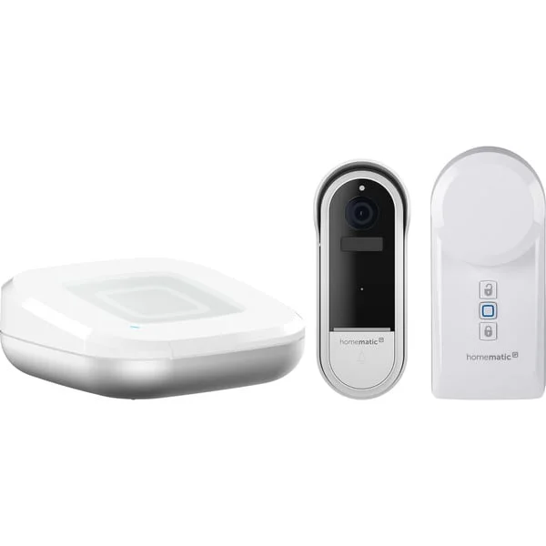 Homematic IP Bundle Access Point + Türschlossantrieb + Türklingel, Set (weiß)