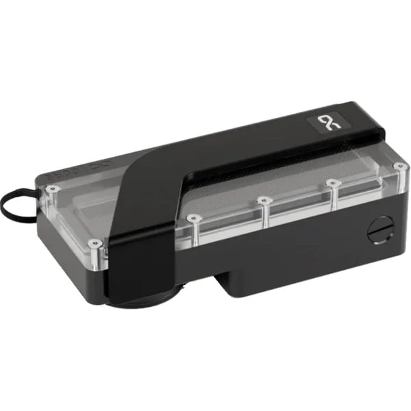 Alphacool Core DDCzero Flat Reservoir 140, Ausgleichsbehälter (schwarz/transparent, mit Pumpe)