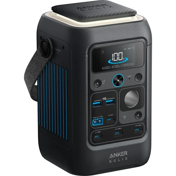 Anker SOLIX Tragbare Powerstation C300X DC, 288Wh (grau, 300 Watt, PD 3.1, B-Ware)
