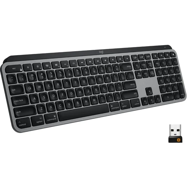 Logitech MX Keys für Mac, Tastatur (dunkelgrau, DE-Layout)
