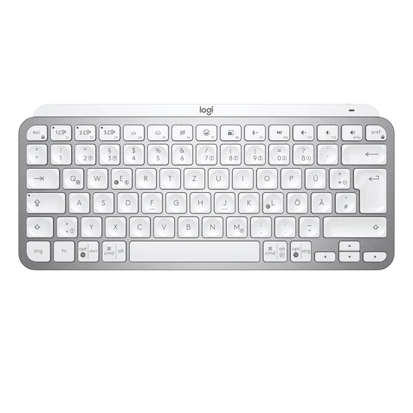 Logitech MX Keys Mini, Tastatur (hellgrau/weiß, DE-Layout)