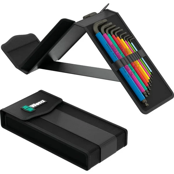 Wera Big Pack Multicolour Innensechskant Hex-Plus Set 1 (metrisch und zöllig), Schraubendreher (19-teilig, in textiler Box)