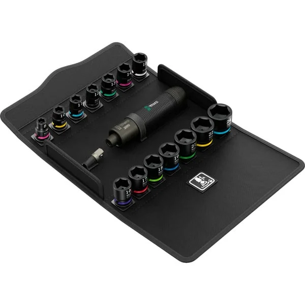 Wera 2090/16 Impaktor Schlagschraubendreher Set 1, metrisch, 3/8", Schlagschrauber (16-teilig)
