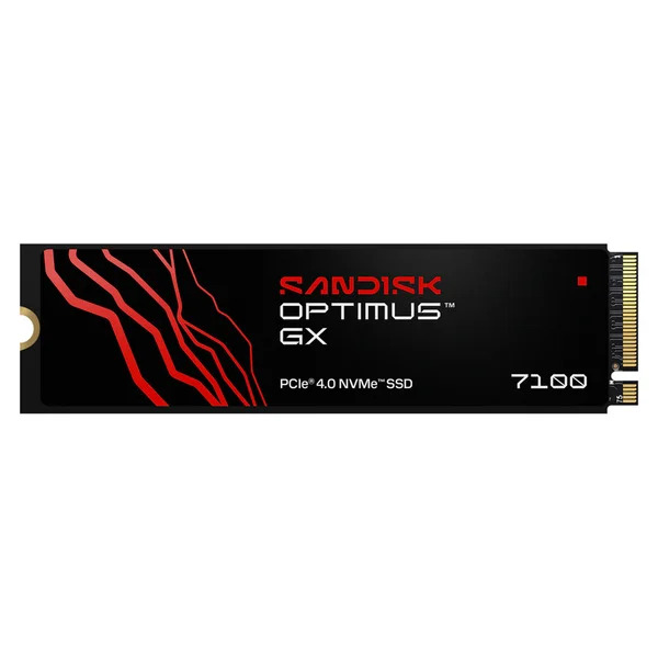 SanDisk Optimus GX 7100 2 TB, SSD (schwarz, PCIe 4.0 x4 NVMe 2.0 M.2 2280-S3-M)