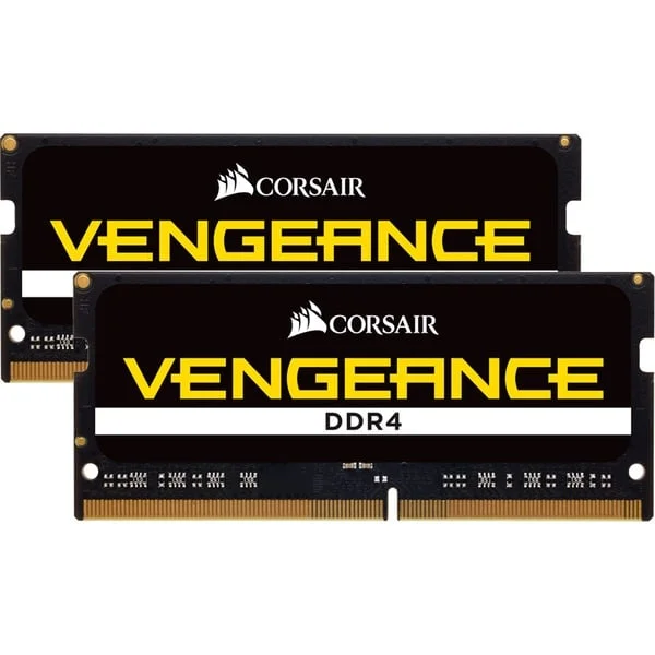 Corsair SO-DIMM 16 GB DDR4-3200 (2x 8 GB) Dual-Kit, Arbeitsspeicher (schwarz, CMSX16GX4M2A3200C22, Vengeance)