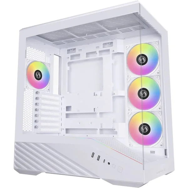 Lian Li Vector V100R, Tower-Gehäuse (weiß, Tempered Glass x 2, B-Ware)