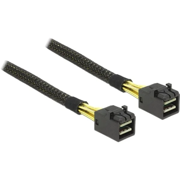 DeLOCK Kabel Mini SAS HD SFF-8643 > Mini SAS HD SFF-8643 (schwarz, 1 Meter)