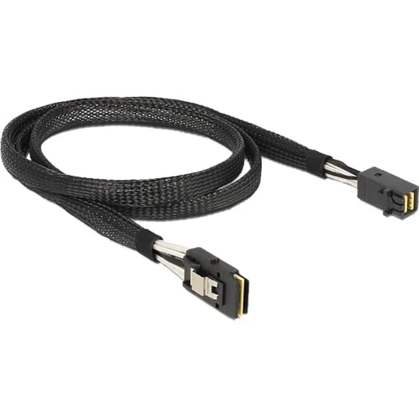 DeLOCK Adapterkabel SFF-8643 > SFF-8087 (schwarz, 1 Meter)