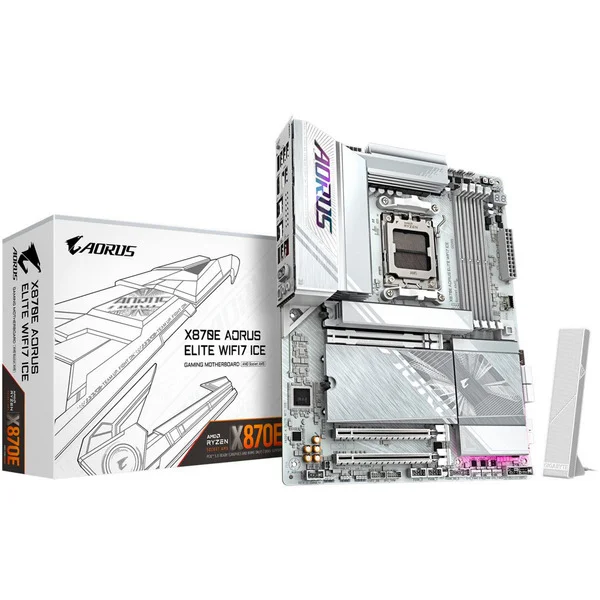 GIGABYTE X870E AORUS ELITE WIFI7 ICE, Mainboard (weiß, B-Ware)