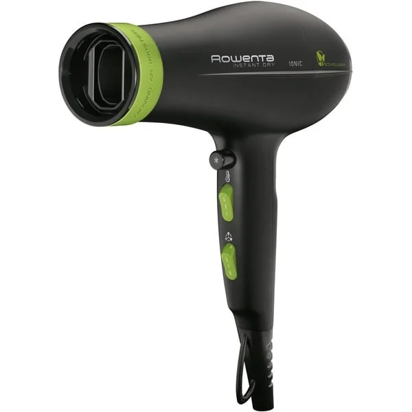 Rowenta Eco Intelligence CV 6030, Haartrockner (schwarz/grün)