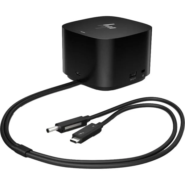 HP Thunderbolt Dock G4 280W Generalüberholt, Dockingstation (schwarz, USB-C, DisplayPort, HDMI)