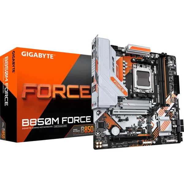 GIGABYTE B850M FORCE, Mainboard (schwarz/weiß, B-Ware)