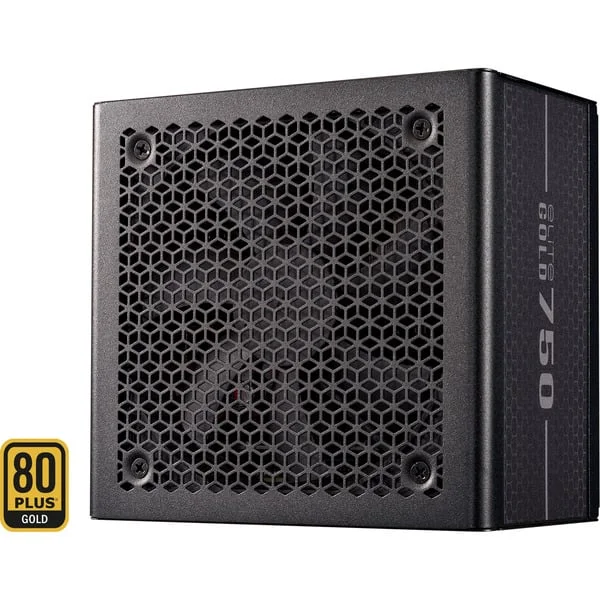 Cooler Master ELITE GOLD 750, PC-Netzteil (schwarz, 1x 12-Pin High Power GPU, 2x PCIe, 750 Watt)