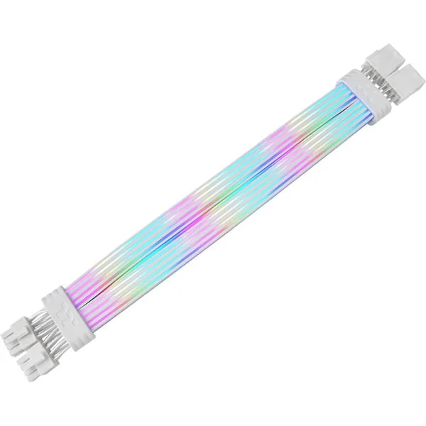 Thermaltake Mod ARGB Snow Cable 8Pin, Kabelmanagement (weiß)