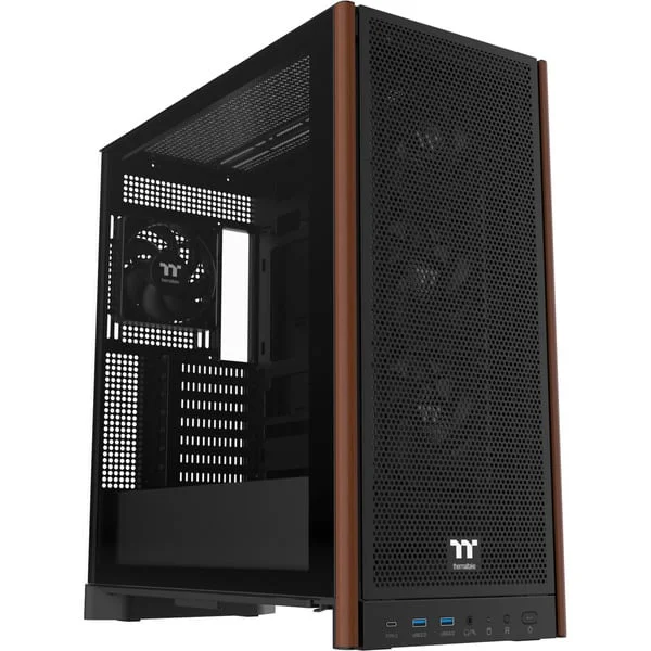 Thermaltake S370 WS Black, Tower-Gehäuse (schwarz, Tempered Glass)